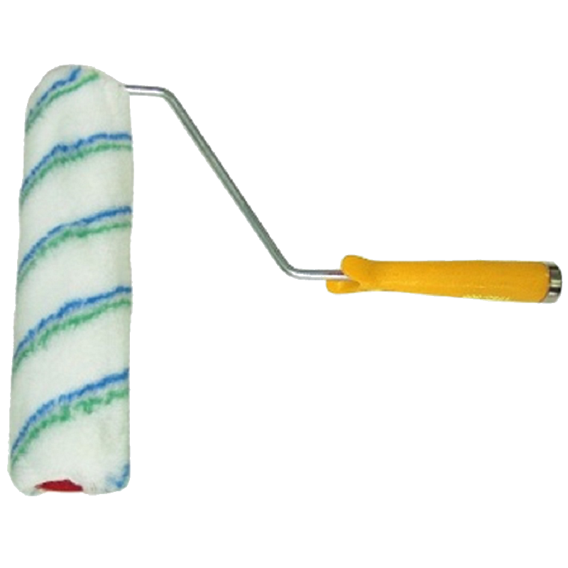 Kuas Roll Strip Hijau - Biru 