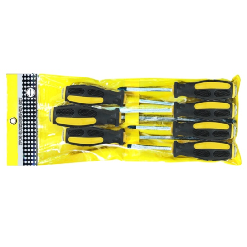 Obeng Set 7 Pcs Tembus Peg. Karet
