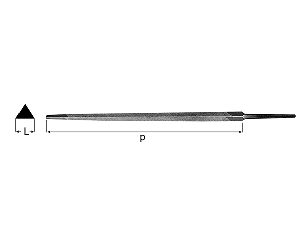 Kikir Slim Taper 